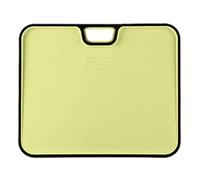 Chopping Boards for the Kitchen, Non-Slip Double-Sided Boards with Raised Edge, Kitchen Board with Easy Grip Grip, for Meat Cheese in the Household, On the Go or