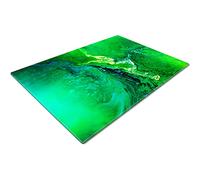 Chopping Boards | Glass Worktop Savers | Worktop Protectors Heat Resistant | Catering Chopping Boards | Chopping Boards Glass | Over The Sink Chopping Board | Large | Green Teal Design