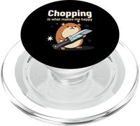 Chopping Is What makes Me Happy (Funny Weirdcore Statement) PopSockets PopGrip for MagSafe