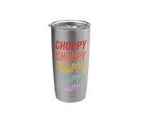 Choppy Stainless Steel Insulated Tumbler