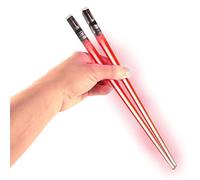 ChopSabers Lightsaber Led Light Up Chopsticks (1 Pair, Red)