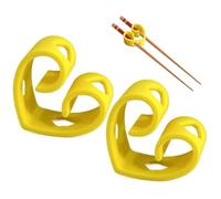 Chopstick Helper - 2 Pieces Chopsticks Hinges Connector | Portable Eating Assistant Helping Hands Chopsticks | Improper-Grip Correction Chop-Sticks Aid for Dumpling, Noodle, and Rice Dining