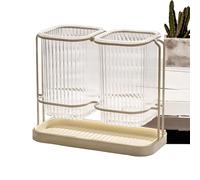 Chopstick Holder for Dishwasher - Silverware Container | Utensil Drying Rack for Kitchen Counter - for Counter Top Farmhouse Home Cooking Sink Cabinets Desktop