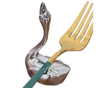 Chopstick Holder - Spoon Rests Space-Saving Swan Design Decorative Stand | Kitchen Tool Stand For Sink Cooking Area Dorm Room RV Picnic Meal Prep Baking Cooking Lessons