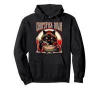 Chopstick Ninja s Japanese Cat s Ramen Noodle Pullover Hoodie