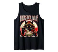 Chopstick Ninja s Japanese Cat s Ramen Noodle Tank Top