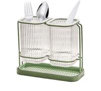 Chopstick Stand | Silverware Organizer,Utensil Drying Rack for Kitchen Counter - for Counter Top Farmhouse Home Cooking Sink Cabinets Desktop