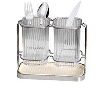 Chopstick Stand | Silverware Organizer | Utensil Drying Rack for Kitchen Counter,for Counter Top Sink Cabinets Desktop Indoor Home Cooking