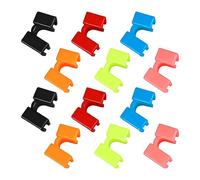 Chopstick Trainer, 12 x Reusable Non-Slip Holder, Adjustable Hinge, Exercise Assistant, Colourful, Interchangeable, for Adults, Beginners, Learning, Easy to Use