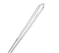 Chopsticks,21g Sterling Silver Chopsticks Gift, Chinese Pure Silver Chopsticks Household Silver Tableware Reusable Chopsticks,999 Silver Chopsticks Traditional Stylish Gift Silver