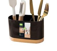 Chopsticks Drainer,Chopstick Holder Cultery Storage Rack 2 Slots Storage Cutlery Drainer, Kitchen Utensil Holder for Drying Or Storing
