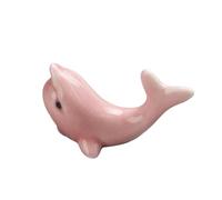 Chopsticks Rests 6 Pieces Dolphin Chopstick Holder Ornament Ceramic Crafts Chopstick Holder Pen Holder Pink