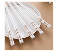 Chopsticks Set, 10 Pair Reusable Porcelain Chopsticks Set,Chopsticks Non-Slip,Chinese Chopsticks Bone China,Japanese Sushi Chopsticks Ceramic-White Z(Z)