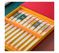 Chopsticks Set, 10 Pairs Advanced Reusable Classic Chinese Blessings Printing Pattern Chop Sticks Cleaning, Dishwasher Safe, 9.8 Inches/25cm - Package Y(Q)