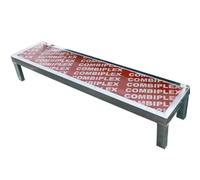 Choral Risers 3-Piece Set, Plywood & Galvanized Steel, Staging Steps, Performance Platforms, Easy Assembly for Presentations & Speeches