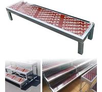 Choral Risers Portable Steps Platform, Multi-Functional Tiered Seating/Lectern/Speaking Stand for Choirs, Group Photos, and Presentations - 2 Tier