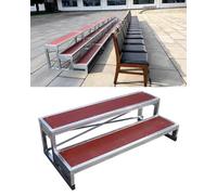 Choral Stair Treads 3Level Choir Risers MultiFunctional Tiered Speaking Stand for Group Performances Stage Platform Ideal for Choirs and Events