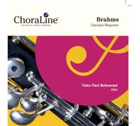 ChoraLine Voice Part Rehearsal Recordings - ALTO Voice Part for Brahms German Requiem CD