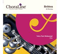 ChoraLine Voice Part Rehearsal Recordings - ALTO Voice Part for Britten St Nicolas Rehearsal CD