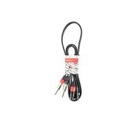 Chord | 2 x XLR Female to 2 x 6.3mm Mono Jack Plugs Classic Sterero Audio Cable | 1.5m