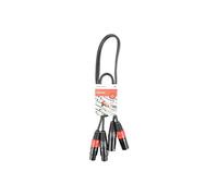 chord 2XF-2XM075 0.75 m 2 x XLRF to 2 x XLRM Lead