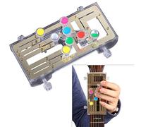 Chord buddy Guitar Learning System, Just Press Buttons and Play Guitar Tools, Guitar Learning System Clip-on Chromatic Tuner with 6 Universal Chords