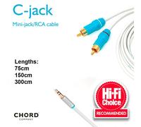 Chord C-Jack Cable - Minijack to RCA Interconnect 3.5mm - Stereo Plugs Jack HiFi