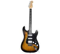 Chord | CAL64 Electric Guitars with H-S-S Pickups | Tobacco Sunburst