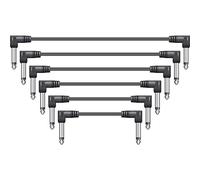 Chord Chord Patch100Bk Classic Patch Lead, Set of 6 Pieces