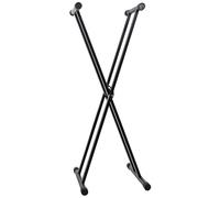 Chord | Double X Frame Keyboard Stand | Adjustable Height 450-950mm, Sturdy Steel Support, Non-Slip End Caps & Spring Bolt Lock - Reliable Piano & Keyboard Stand for Casio, Yamaha, Roland & More