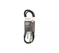 Chord Electronics 190.067UK audio cable 1.5 m 2 x 6.35mm TRS 2 x RCA Black