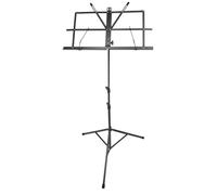 Chord | Foldable Sheet Music Stand | Lightweight Portable Music Stand with Adjustable Height, Tripod Legs, Carry Bag for Piano, Keyboard, Acoustic Guitar, Sax, Organ, Tablet, iPad, Notes