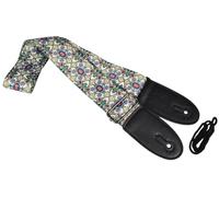 Chord | Fully Adjustable Delux Guitar Strap | Multi-colour Floral