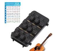 Chord Grip Trainer for Acoustic Guitars, Portable Practice Equipment and Practice Helpers | Practice Tools for Guitarists | For Use at Home, Studio, Travel, Rehearsal as well as for Beginners