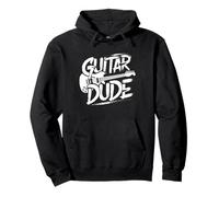 Chord Lover Guitar Dude Phrase Pullover Hoodie