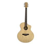 Chord Nomad Series: Electro Acoustic Guitar with Built in Tuner and Active 3-Band EQ Grand Auditorium Style with Venetian Cutaway Malted Maple