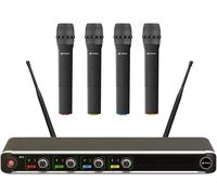 Chord NU4-H | Quad UHF Wireless Microphone System | 4 x handheld, 171.843UK