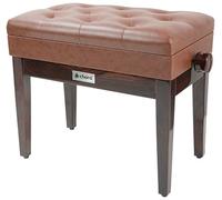 Chord PB660HS-BR vinyl finish Piano Bench with Built-In Storage - Brown