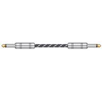 Chord Premium Retro Guitar Lead, Black/White 6.0m