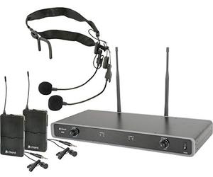 Chord | Quality Dual Neckband & Lapel Microphone System | UHF 608.050 + 606.175MHz