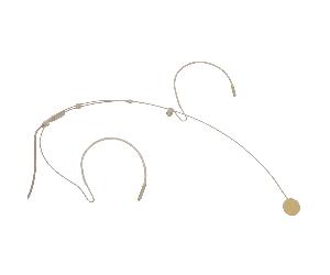 Chord Replacement Discreet Headset Microphone Flesh Beige Mic Omni-directional