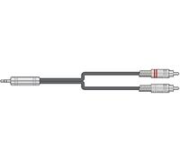 chord S3J-2R600 6 m 3.5 mm TRS Jack to 2 x RCA Phono Lead