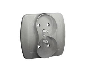CHORD SILVER SOCKET 2X Z/U SCREW TERMINALS 16A 250V AGZ2/26