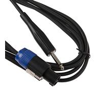 chord | Speaker Cable 6.3mm Mono Jack Plug to Speaker Plug | 6 Metre