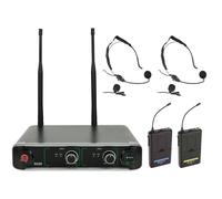 Chord SU20 Compact Dual UHF Wireless Microphone Set (Beltpack 864.8+863.1)
