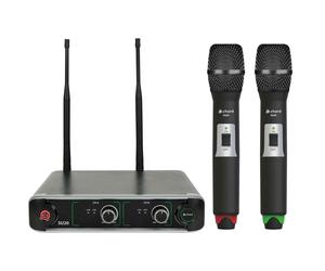 Chord SU20 Compact Dual UHF Wireless Microphone Set (Handheld 863.42+864.3)