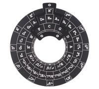 Chord Table - Fifth Chart - Aluminum Alloy Chord Wheel and | Fifth Music Key Transpose Tool - Musical Learning Aid for Mastering Chords, Notes, Scales
