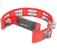 Chord Tambourines Single D Half Moon Double Jingles Percussion Shaker 4 Colours