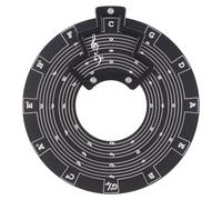 Chord Wheel Circle - Musical Transposition Tool, Guitar Chords | Teaching Material For Melodies And Acrdes Exercises, Analysis, Useful Tool For