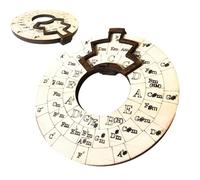 Chord Wheel, Guitar Chord Wheel | Wooden Chord Tools, Round Wheel Portable Writing Songs and Discovering Music, Expand Your Playing Skills. Faster